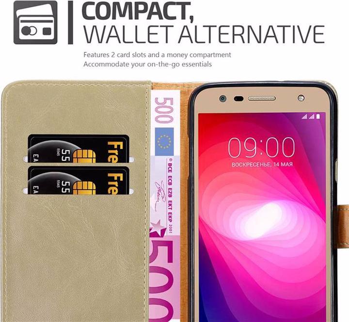 Productafbeelding Cadorabo Boek Luxe Omslag (LG X Power 2)