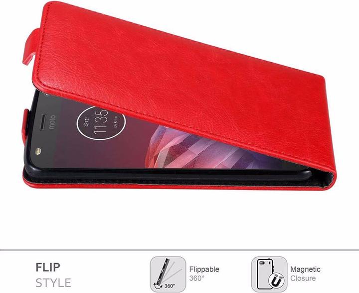 Actual product image Cadorabo Flip like Invisible Cover (Motorola Moto Z2)