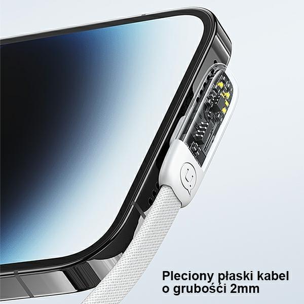 Image du produit Usams Câble kątowy USB-C na Lightning PD 20W Fast Charging Iceflake Series 2m czarny/black SJ586USB0 (2 m, USB 2.0)