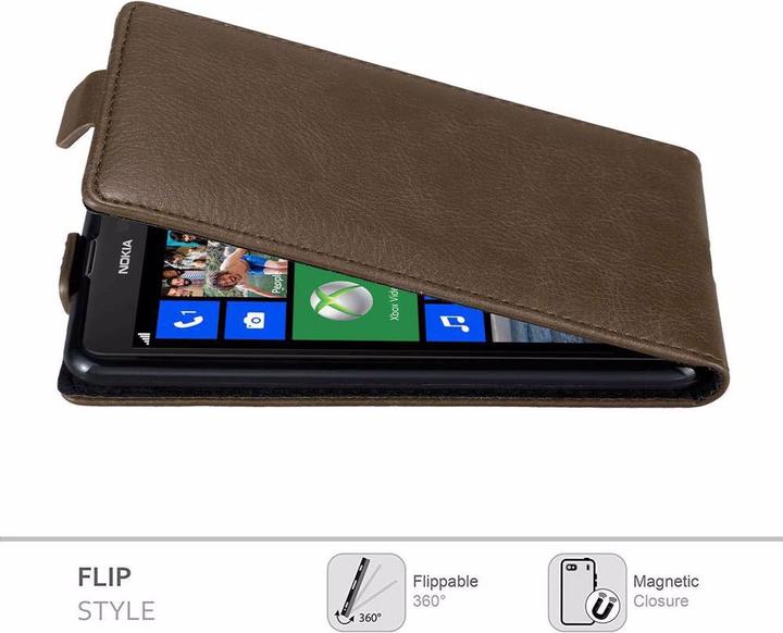 Actual product image Cadorabo Flip like Invisible Cover (Nokia Lumia 625)