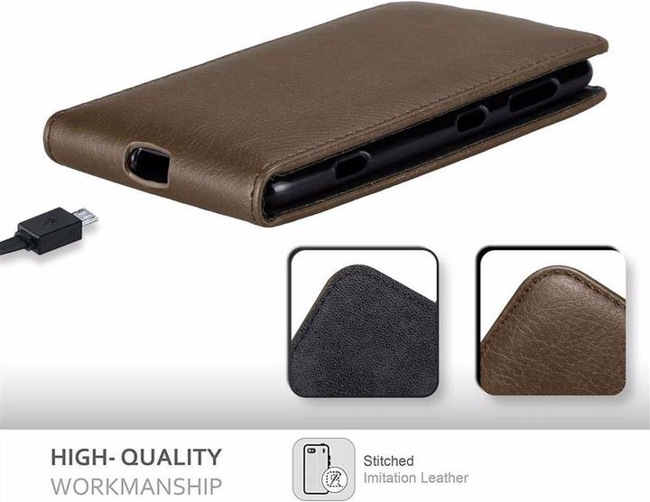 Actual product image Cadorabo Flip like Invisible Cover (Nokia Lumia 625)