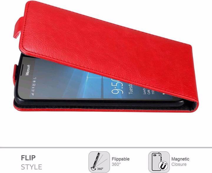 Productafbeelding Cadorabo Flip als onzichtbaar deksel (Microsoft Lumia 950 XL)