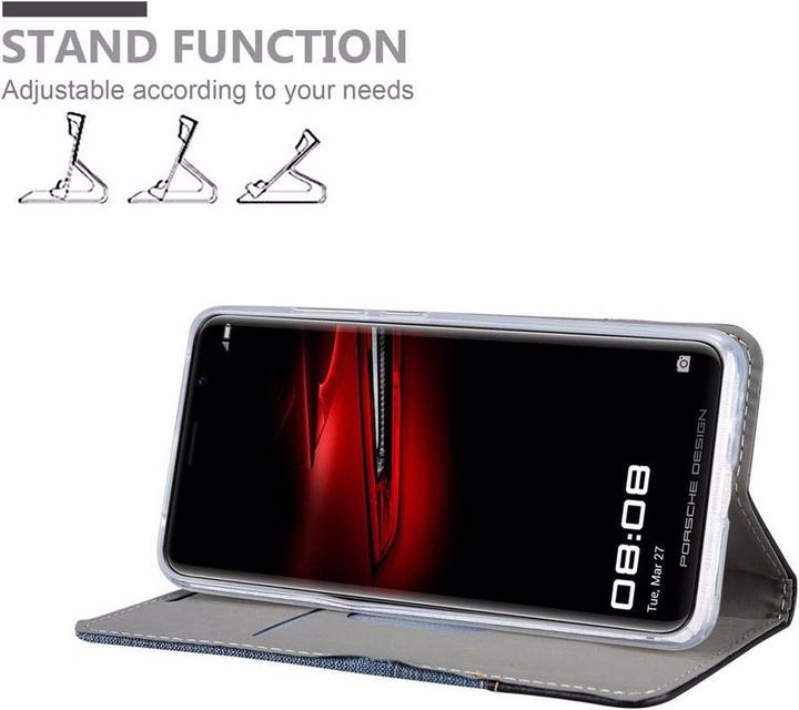 Image du produit Cadorabo Couverture look jeans Book (Huawei Mate RS Porsche Design)