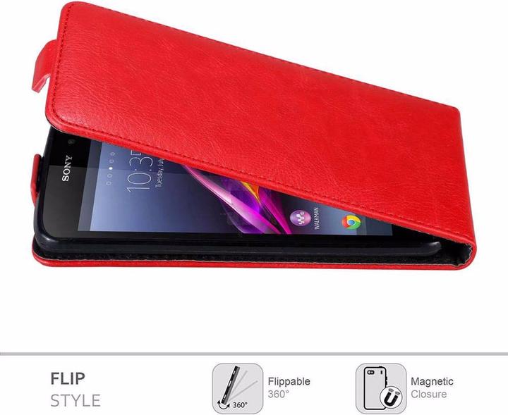 Actual product image Cadorabo Flip like Invisible Cover (Sony Xperia Z1)