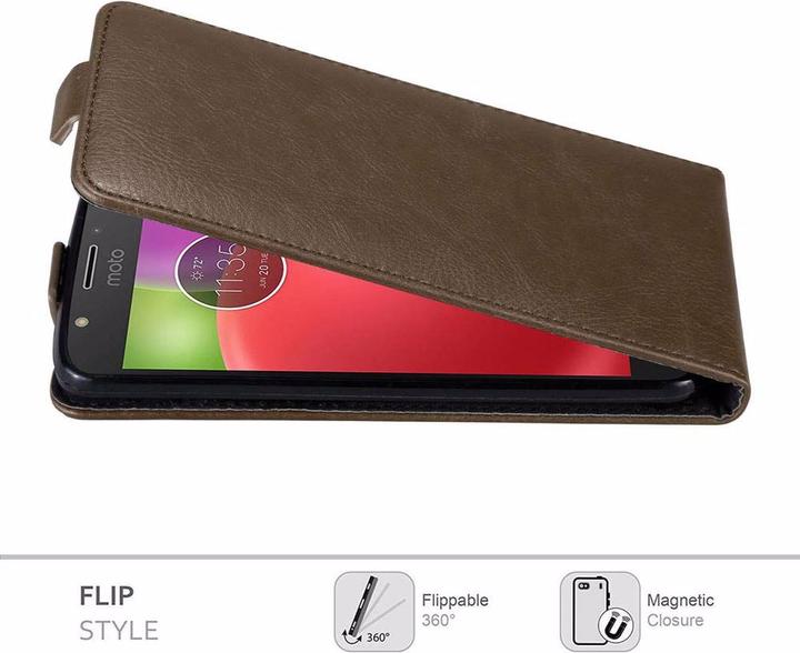 Actual product image Cadorabo Flip like Invisible Cover (Motorola Moto E4)