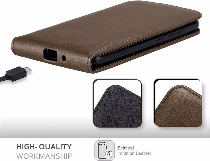 Actual product image Cadorabo Flip like Invisible Cover (Motorola Moto E4)