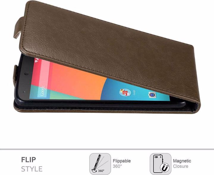Actual product image Cadorabo Flip like Invisible Cover (LG Nexus 5)