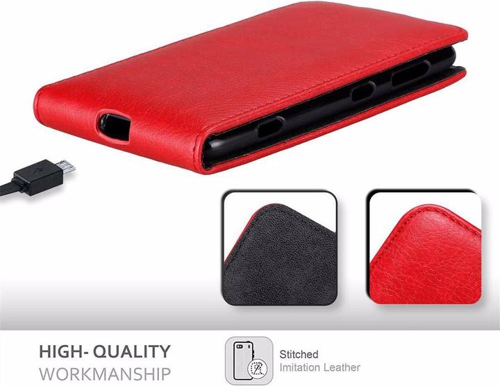 Actual product image Cadorabo Flip like Invisible Cover (Nokia Lumia 625)