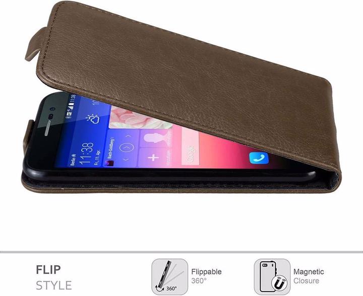 Productafbeelding Cadorabo Flip als onzichtbaar deksel (Huawei Ascend P7)