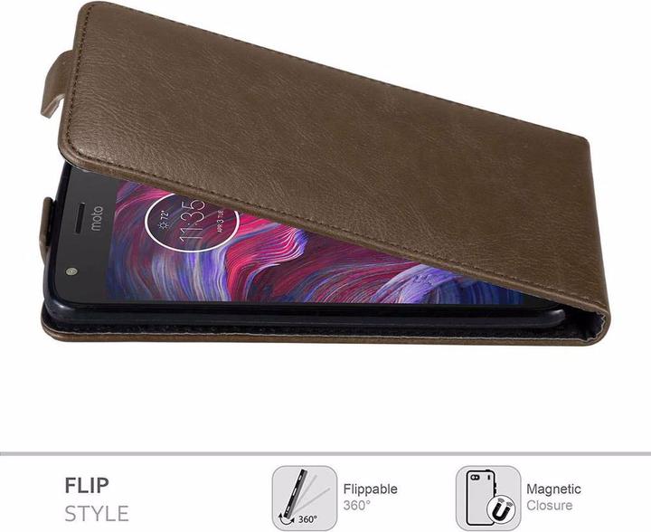 Actual product image Cadorabo Flip like Invisible Cover (Motorola Moto X4)