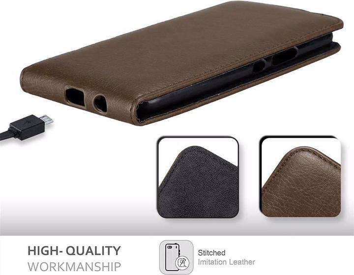 Actual product image Cadorabo Flip like Invisible Cover (Motorola Moto X4)