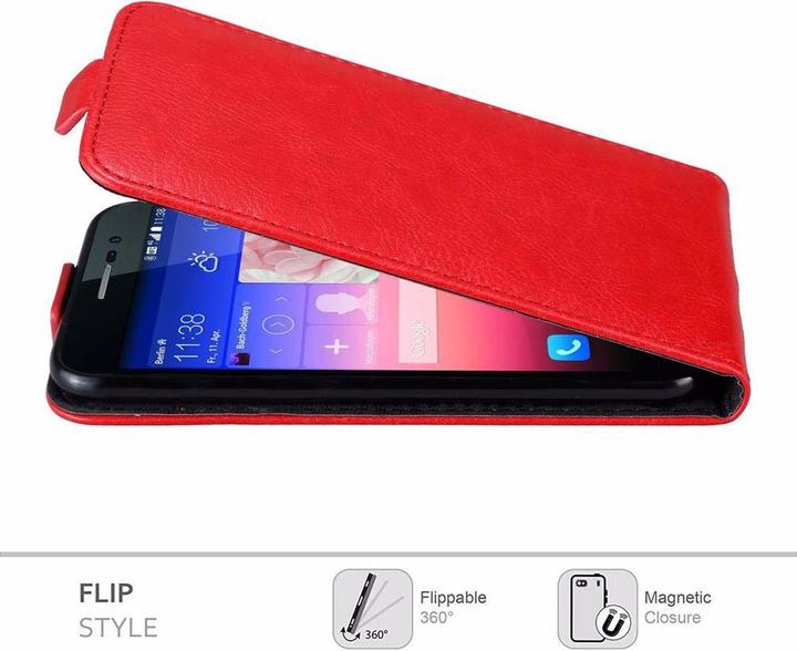 Actual product image Cadorabo Flip like Invisible Cover (Huawei Ascend P7)