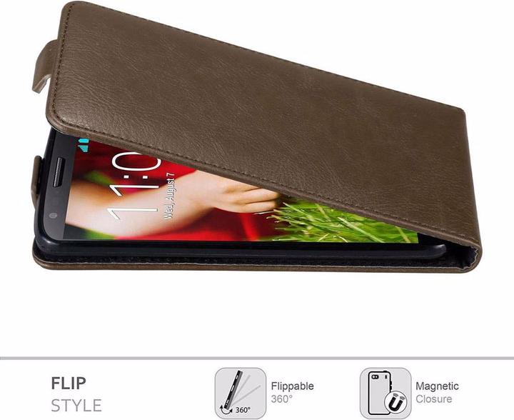 Actual product image Cadorabo Flip like Invisible Cover (LG G2)