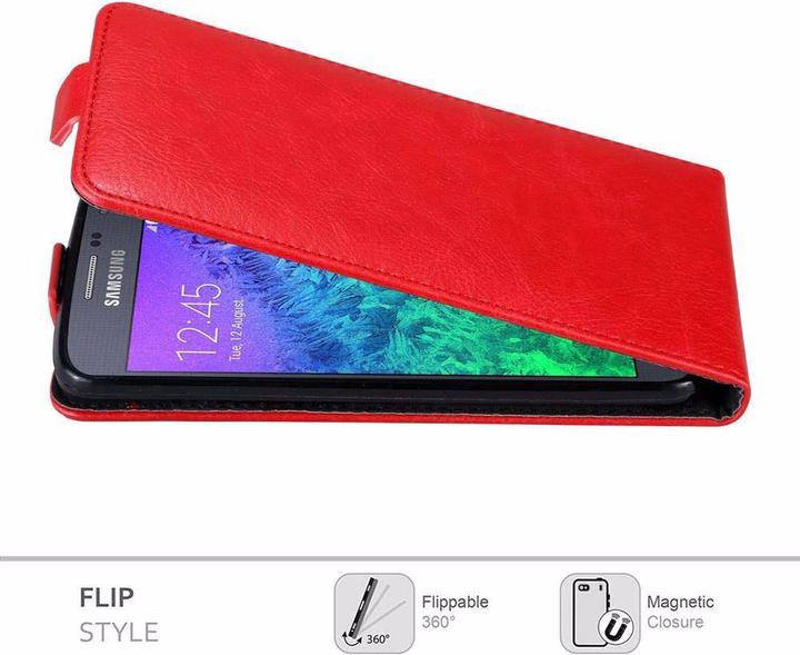 Actual product image Cadorabo Flip like Invisible Cover (Samsung Galaxy Alpha)