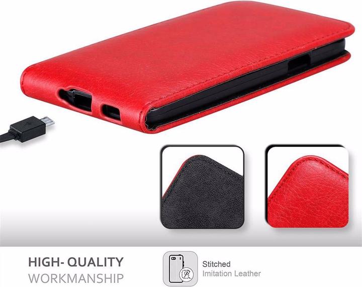 Actual product image Cadorabo Flip like Invisible Cover (Samsung Galaxy Alpha)