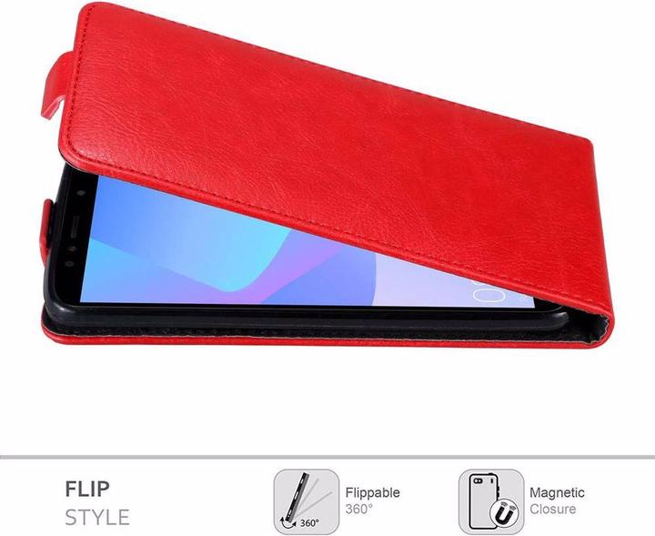 Produktbild Cadorabo Flip wie Invisible Cover (Huawei Y6 Prime (2018), LG Q7a)