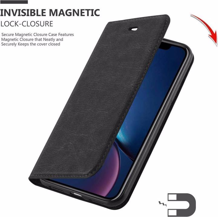 Actual product image Cadorabo Book Invisible Magnet Cover (Apple iPhone XR)