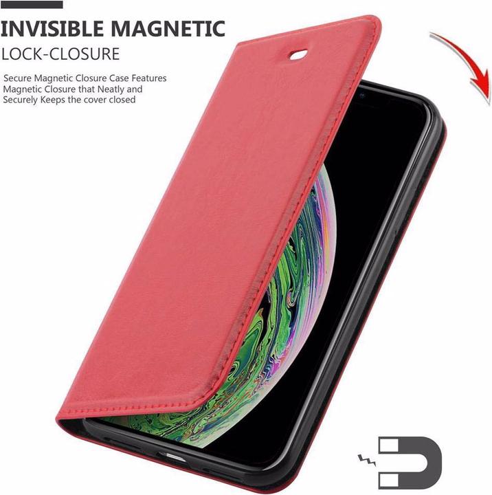 Produktbild Cadorabo Book Invisible Magnet Cover (Apple iPhone XS Max)