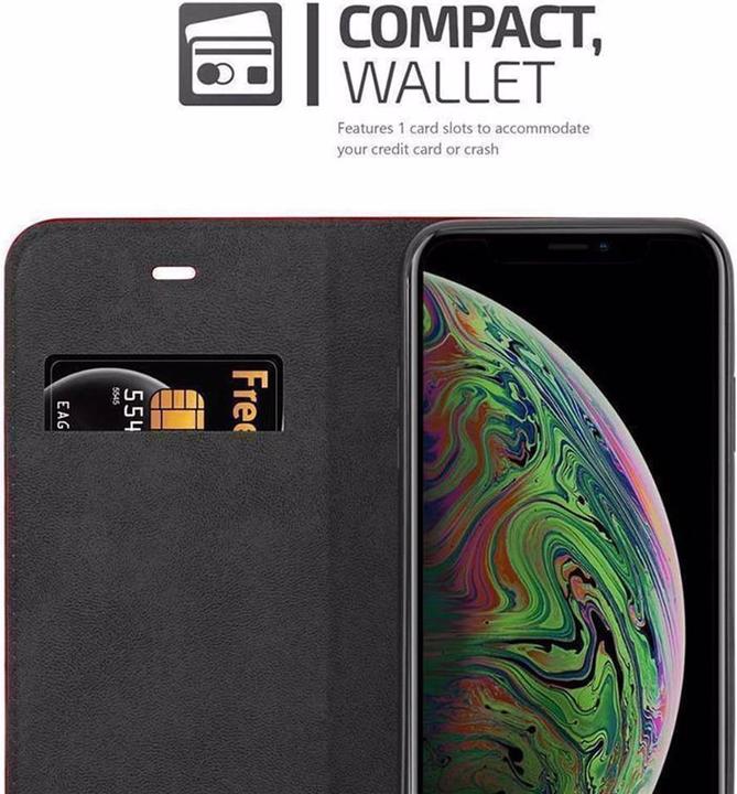 Produktbild Cadorabo Book Invisible Magnet Cover (Apple iPhone XS Max)