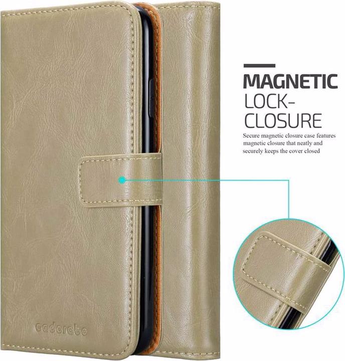 Actual product image Cadorabo Book Luxury Cover (Apple iPhone XS Max)