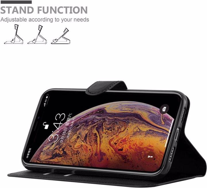 Actual product image Cadorabo Book with stand function cover (Apple iPhone XS Max)