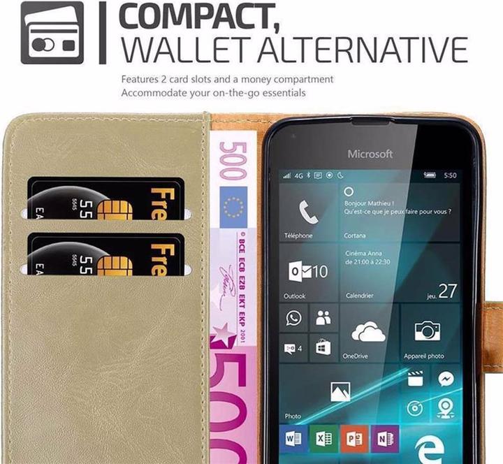 Productafbeelding Cadorabo Boek Luxe Omslag (Microsoft Lumia 550)