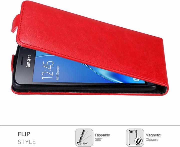 Actual product image Cadorabo Flip like Invisible Cover (Samsung Galaxy J1 (2016))