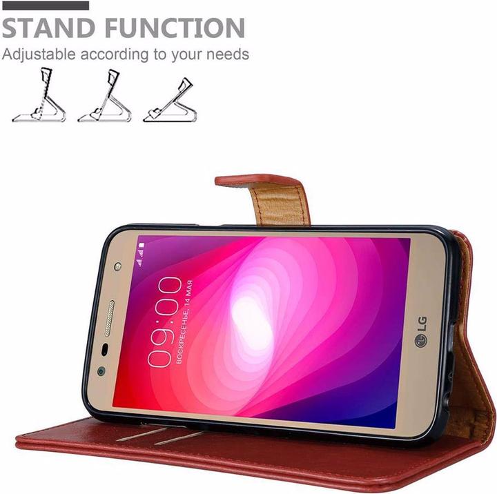 Actual product image Cadorabo Book Luxury Cover (LG X Power 2)