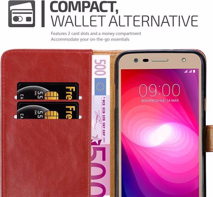 Actual product image Cadorabo Book Luxury Cover (LG X Power 2)