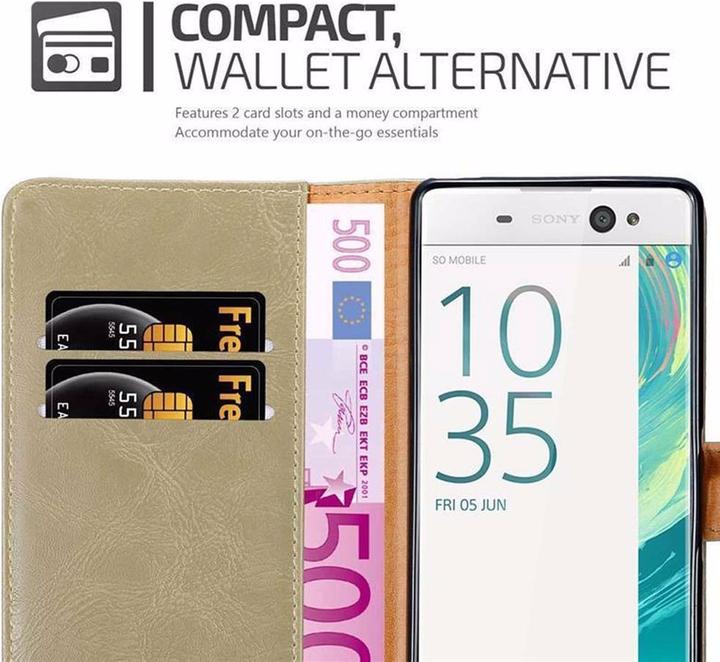 Actual product image Cadorabo Book Luxury Cover (Sony Xperia XA)