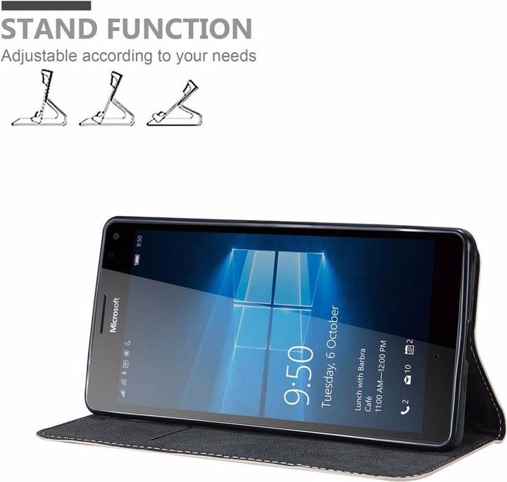 Productafbeelding Cadorabo Boek X Portemonnee Hoesje (Microsoft Lumia 950 XL)