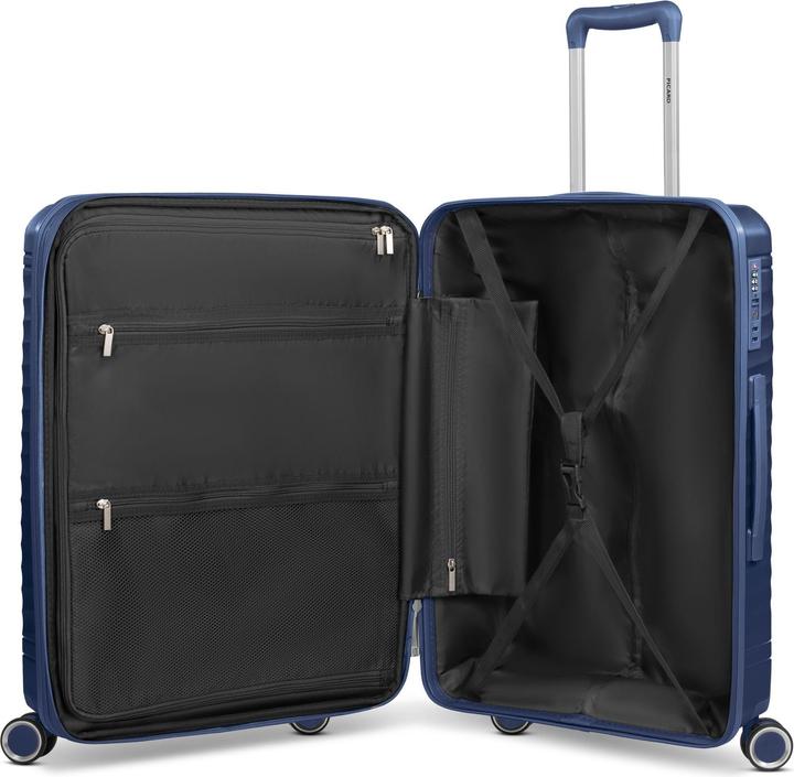Actual product image Picard Vienna 4 Rollen Trolley M 65 cm mit Dehnfalte (64 l, M (50 - 90l))