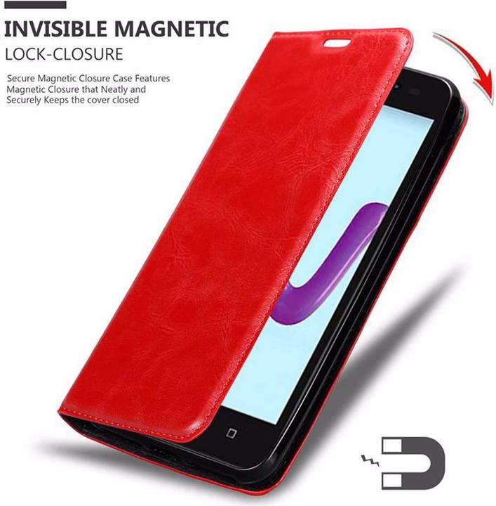 Actual product image Cadorabo Book Invisible Magnet Cover (Wiko Sunny 3)