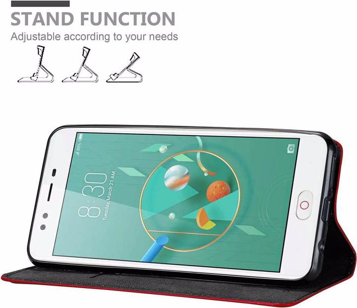 Productafbeelding Cadorabo Boek Onzichtbare Magneethoes (ZTE Nubia M2 Lite)