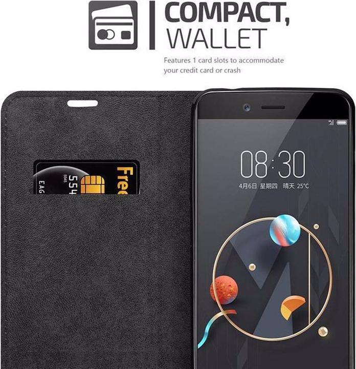 Productafbeelding Cadorabo Boek Onzichtbare Magneethoes (ZTE Nubia Z17 Mini)