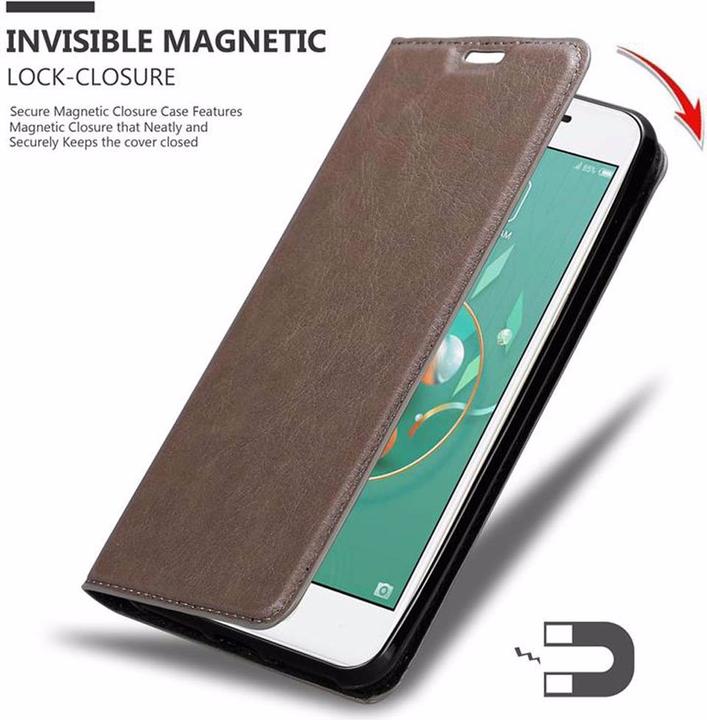 Productafbeelding Cadorabo Boek Onzichtbare Magneethoes (ZTE Nubia M2 Lite)