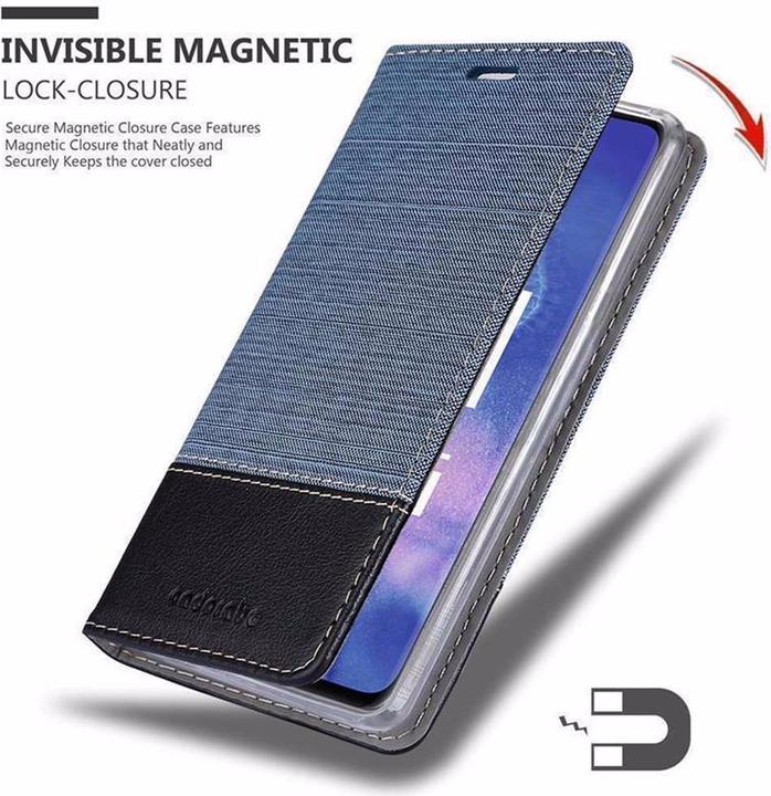 Produktbild Cadorabo Book Jeans Optik Cover (Huawei Mate 20 Pro)