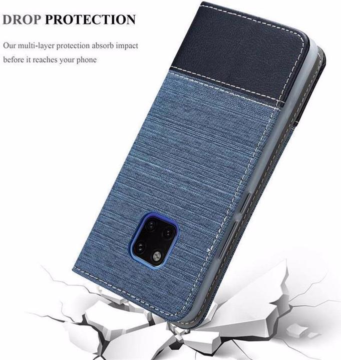 Produktbild Cadorabo Book Jeans Optik Cover (Huawei Mate 20 Pro)