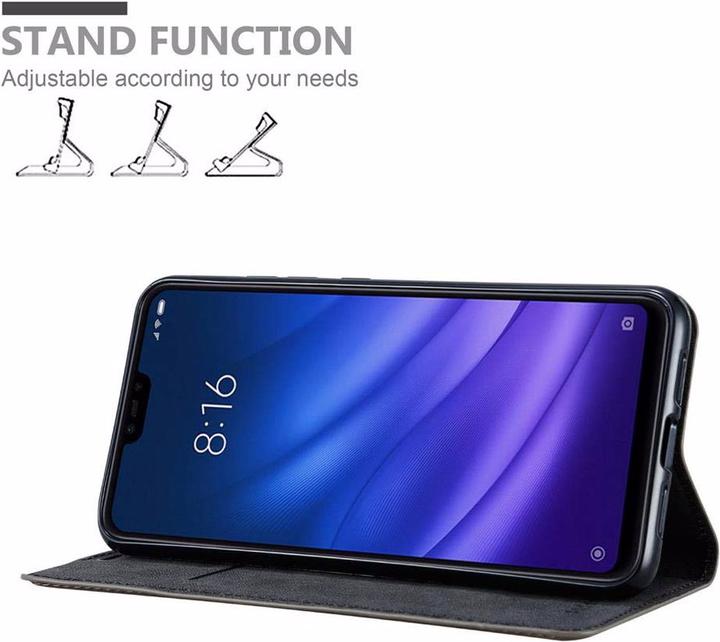 Produktbild Cadorabo Book Invisible Magnet Cover (Xiaomi Mi 8 Lite)