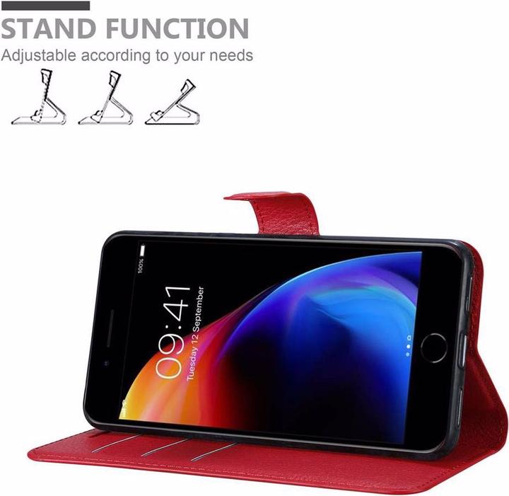 Actual product image Cadorabo Book with stand function cover (Apple iPhone 7 Plus)