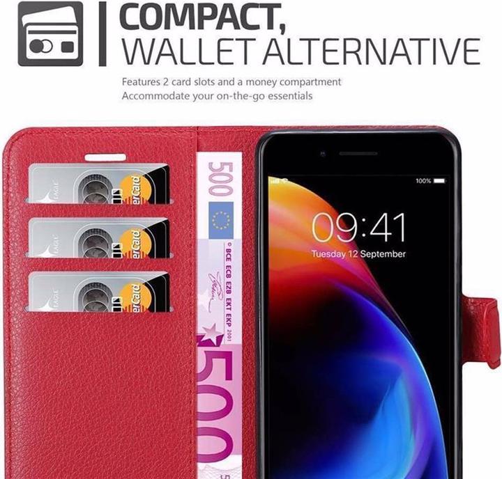 Actual product image Cadorabo Book with stand function cover (Apple iPhone 7 Plus)