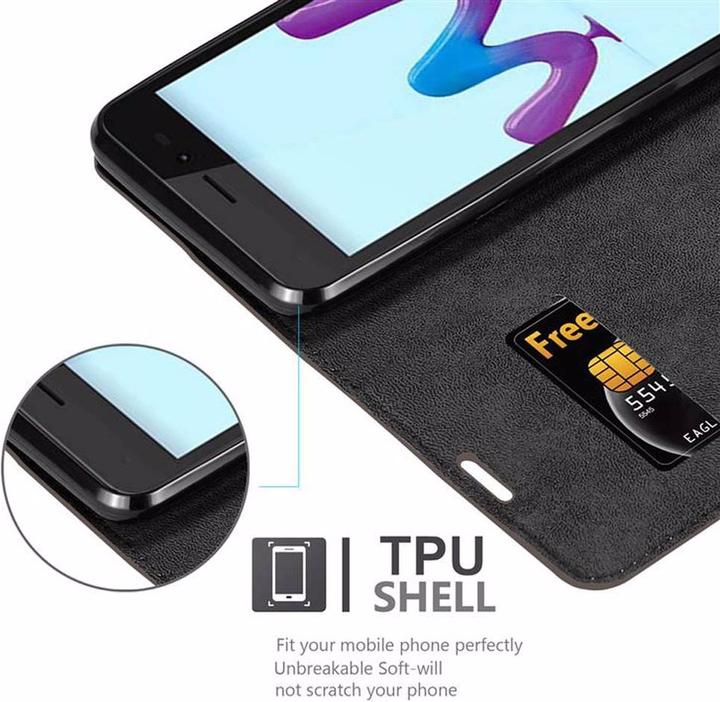 Productafbeelding Cadorabo Boek Onzichtbare Magneethoes (Wiko Sunny 3)
