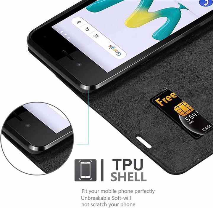 Actual product image Cadorabo Book Invisible Magnet Cover (Wiko Sunny 3 Mini)