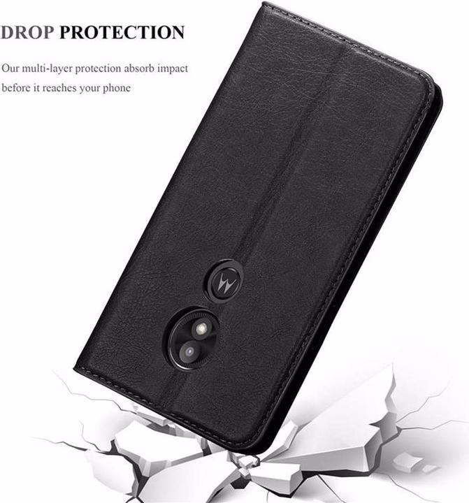 Actual product image Cadorabo Book Invisible Magnet Cover (Motorola Moto E5 Play)