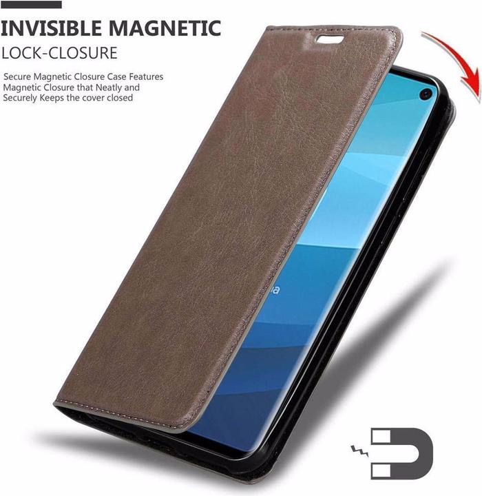 Productafbeelding Cadorabo Boek Onzichtbare Magneethoes (Samsung Galaxy S10)