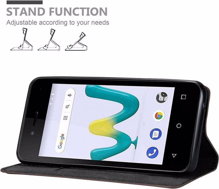 Productafbeelding Cadorabo Boek Onzichtbare Magneethoes (Wiko Sunny 3 mini)