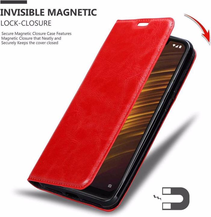 Productafbeelding Cadorabo Boek Onzichtbare Magneethoes (Xiaomi Pocophone F1)