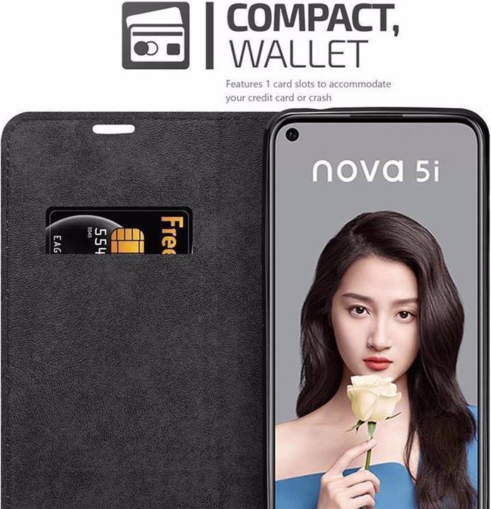 Productafbeelding Cadorabo Boek Onzichtbare Magneethoes (Huawei P20 Lite, Huawei Nova 5i)