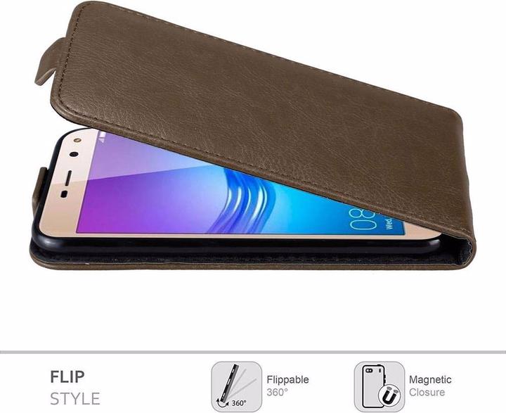 Actual product image Cadorabo Flip like Invisible Cover (Huawei Y5 (2017), Huawei Y6)
