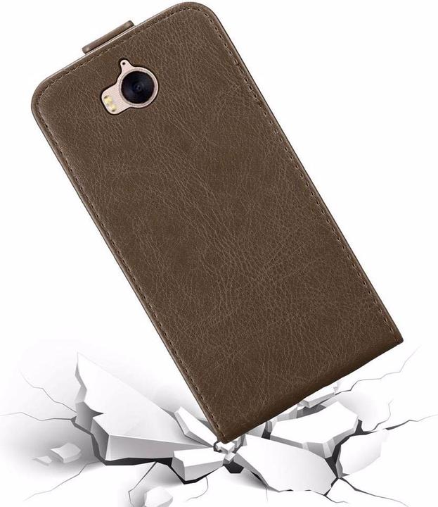 Actual product image Cadorabo Flip like Invisible Cover (Huawei Y5 (2017), Huawei Y6)